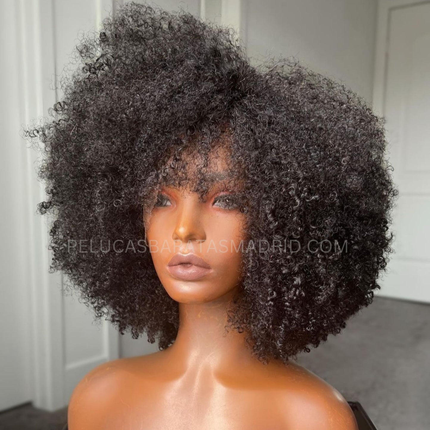 <img src="peluca_corta_rizada_flequillo_afro.jpg" alt="Peluca rizada corta con flequillo, estilo afro natural, con rizos definidos y volumen, ideal para un look fresco y con textura.">
